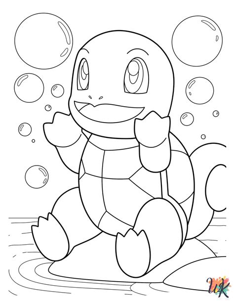 squirtle coloring page|Squirtle Coloring Page